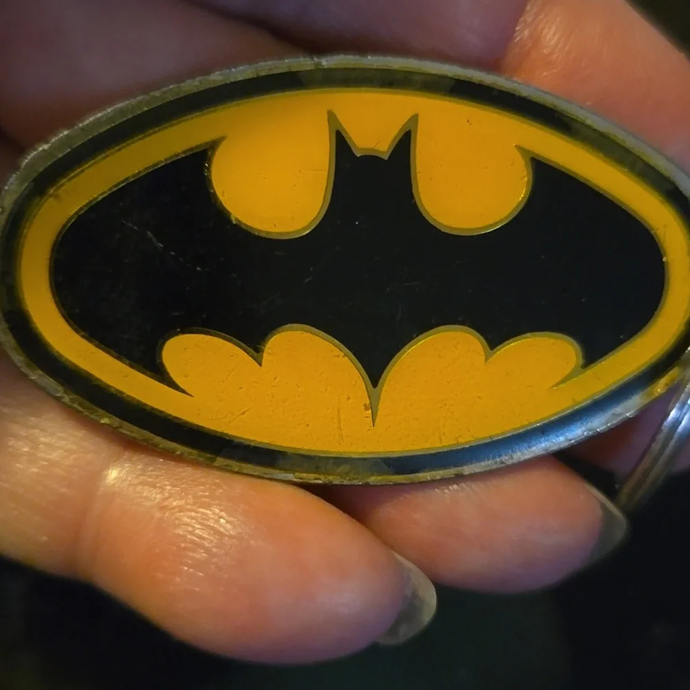 Vintage 1964 DC Comics Batman Keychain Ring